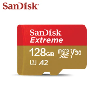 SanDisk Extreme Micro SD Card 256GB 128GB 64GB A2 Memory Card 32GB A1 U3 V30 Original TF Card for Mobile Gaming Flash Card