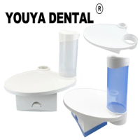 Dental Chair Water Cup Storage Holder Chair Scaler Tray with Paper Tissue Box for Dental Chairs Spare Parts