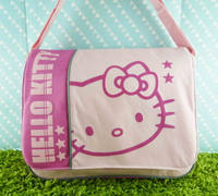 【震撼精品百貨】Hello Kitty 凱蒂貓 側背袋 粉星星【共1款】 震撼日式精品百貨