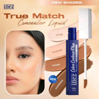 INEZ CCP True Match Concealer Liquid Creamy Tahan Lama untuk Menutupi Lingkaran Gelap & Noda Hitam M