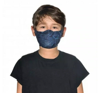 西班牙《ＢＵＦＦ》Filter Mask Kids-Coolnet抗UV可替換濾網口罩(Kasai Night Blue夜藍靛路)