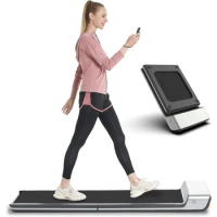 Treadmill Ultra Slim Foldable Smart Fold Walking Pad Portable Safety Non Holder Gym and Running Device P1 Grey Treadmill