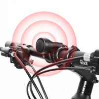 120db Bicycle Electric Horn USB Charging MTB Bike Bell Speaker Loud Handlebar Alarm Ring Cycling Accessories