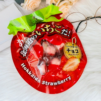 日本 北海道 草莓 草莓巧克力 半切草莓 北海道草莓巧克力 65g｜全店$199免運