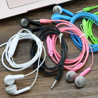 qijiagu 10pcs In ear Wired Earphone Earphones Headset Smartphone With Mic for Android iPhone handphone xiaomi