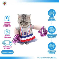 Kostum Cheerleader untuk Kucing - Baju Kucing l