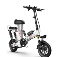mini electric bike 12-inch power folding scooter adult small generation drive electric bicycle lithium battery electric bike
