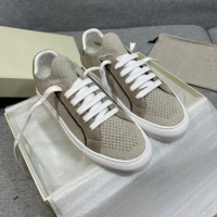 B*C Lady Flexy Walk Sneaker High Quality Knit Runners With Monili 2024 New Luxury Design Shoes For Women