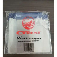 Kapi Set Plat 4 Pcs Great Wall Scrapers / Kapi set Stainless / Sliper