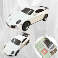 【上芳香業】紙紮車 紙紮保時捷 911 GT3 紙紮跑車(附封條 滿七 百日 對年 往生用品)
