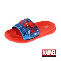 【Marvel 漫威】蜘蛛人 輕量拖鞋/童 厚底減壓 紅色(MNKS11012正版)