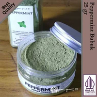 Peppermint Powder - Bubuk Peppermint - High Quality Herbs Powder Plastic Jar