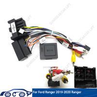 เครื่องเสียงรถยนต์16PIN Android Power Cable Adapter พร้อม Canbus สำหรับ Ford Ranger 2019-2020 Ranger MP5 DVD Power Wiring Harness