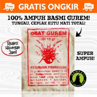 Obat Gurem 15gram Obat Gurem Kutu Ayam Kampung Broiler Ternak Unggas Obat Gurem Basmi Caplak Semut K
