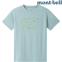 Mont-Bell Wickron 兒童排汗短T/幼童排汗衣 1114504 ISHIKORO PSK 淺藍