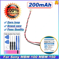 LOSONCOER MBW-100 200mAh Battery For Sony MBW-100 MBW-150 Bluetooth Watch PD2430 Batteries