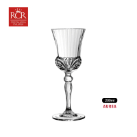 【RCR】無鉛水晶玻璃紅白酒杯 高腳杯(AUREA 200ml 香檳杯 酒杯 KAYEN)