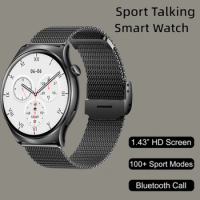 2023 New Bluetooth Call smart watch men 1.43 Inch Screen Sports Watches Smartwatch for Sony Xperia XZ2 UMIDIGI BISON X10 OPPO A3