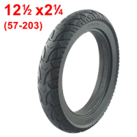 12 Inch Solid Tyre 12 1/2x2 1/4(57-203) E-Bike Scooter Tire 12.5x2.125inch Scooter Tire Rubber Anti-skid Tires