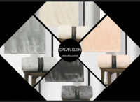 【Calvin Klein home南西】雪尼絨毯兩件組-米色*2