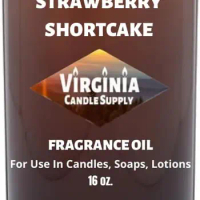 Strawberry Shortcake Fragrance Oil (16 oz Bottle) for Candle Making, Soap Making, Tart Making, Room Sprays, Car Fresheners