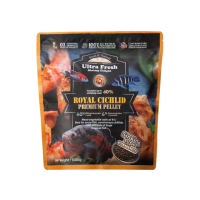 【鮮蝦食譜】肉食慈鯛＆大型熱帶魚-天然高蛋白鮮蝦堡1kg(血鸚鵡飼料 慈鯛魚飼料 羅漢魚飼料 花羅漢)