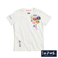 EDOKATSU 江戶勝 七富士山短袖T恤-女-米白色