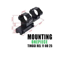 Mounting F Rel 11 OD 25 Monting F Tube 25 One Piece Rel 11 Import Termurah Berkualitas