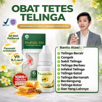 Propolis SM Brazilian 100% Original - Herbal Alami untuk Atasi Telinga Gatal, Berair, Berdengung, Co