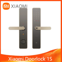 Xiaomi Smart Door Lock 1S 3D Face Recognition NFC Doorbell Apple Home Fingerprint Unlock Mihome Remote Control Gold Black