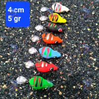 Umpan Soft frog  loreng 4cm 5gr
