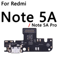 USB Charger Board Port Connector Mic PCB Dock Charging Flex Cable For XIAOMI Redmi Note 5A / 5Aproo