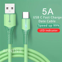 66W 5A Type C Fast Charging Data Cable For Samsung S23 S22 For Xiaomi 14,Honor, OPPO Charger Usb C Cord Mobile Phone Accessories
