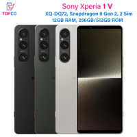 Sony Xperia 1 V 5G XQ-DQ72 256GB/512GB ROM Dual Sim 6.5" Snapdragon 8 Gen 2 Octa Core 48MP&amp;Dual 12MP 12GB RAM Unlocked Cellphone