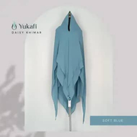 Yukafi - DAISY KHIMAR Hijab Istan Syari Premium Jilbab Pesta Pengajian Haji Umroh Ceruty 2 Layer Jum