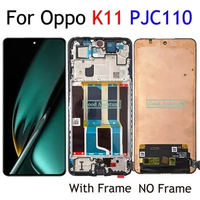 6.7 Inch AMOLED / TFT Black For Oppo K11 PJC110 LCD Display Screen Touch Digitizer Panel Assembly Replacement / With Frame
