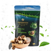 TOP Date 04/2027 Hạt Macca nứt vỏ vị vani nhập khẩu Úc. dinh dưỡng cho mẹ bầu Happy Nut 225g