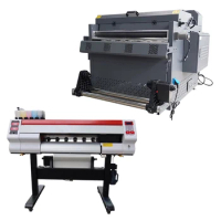 Warehouse Fast Shipping New Technology 2 Pcs I3200 Dtg Heat Transfer Digital Pet Film Printer With Powder Machine