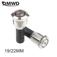 19mm 22mm Metal Buzzer 12V 24V 220V Flash Red LED Lamp Light 80DB sound Metal Buzzer