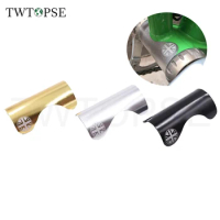 TWTOPSE Bike Protective Gear For Brompton Folding Bicycle Bottom Bracket Aluminum Alloy Protector Guard Protector Pad Accessory