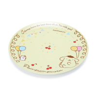 小禮堂 布丁狗 美耐皿圓盤 兒童餐盤 沙拉盤 蛋糕盤 點心盤 塑膠盤 (黃 2021炎夏企劃)