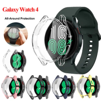 Watch Case For Samsung Galaxy Watch 4 Silicone TPU Screen Protective Case For Samsung Galaxy Watch 4 40mm 44mm Smartwatch Bumper