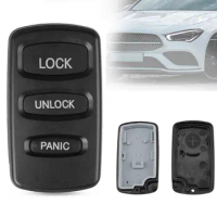 Keyless Remote Key Case Modified 2/3 Button Car Key Fob Black for Mitsubishi Lancer Galant Outlander Pajero V73 Montero Sport