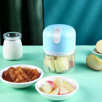Blender Chopper Mini USB / Penggiling Bumbu Daging Buah Sayur / Penghalus Bumbu Praktis / Blender Po