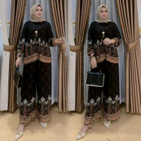 Setcel Setelan Celana Khamila Rayon Premium