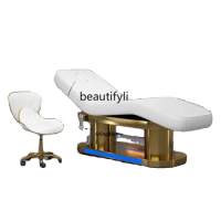 Beauty salon beauty bed electric lifting pattern embroidery bed massage massage massage treatment be