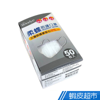 柔蝶防護口罩 成人 白色/水藍 盒裝50入 現貨 蝦皮直送