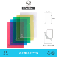 EAGLE FILES Map L Bening / Map Plastik Transparan / Clear Sleeves Folio / F4 12 Pcs/Pack