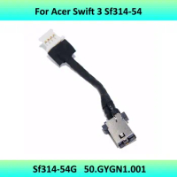 New Laptop DC Power Jack Cable Charging Port for Acer Swift 3 Sf314-54 Sf314-54G 50.GYGN1.001
