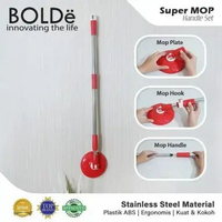 BOLDe Refill Handle Set Super Mop Gagang Tongkat Pel ungu